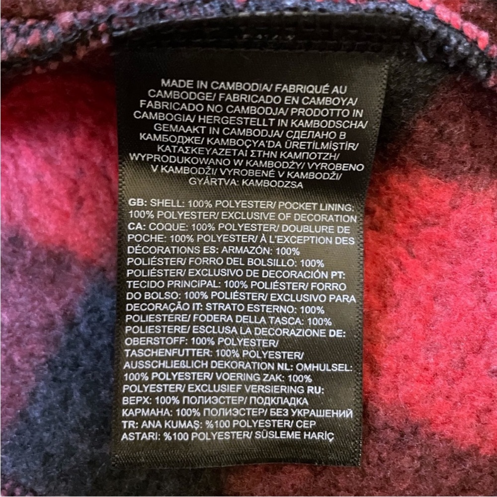 The North Face Women’s Buffalo Plaid Maggy Sweater Fleece Jacket - Picture 6 of 8